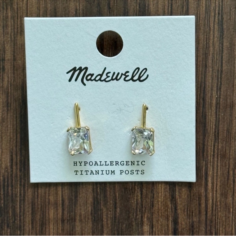 Madewell crystal statement earring